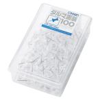 ●クラウン　画鋲　ダルマ画鋲100(徳用タイプ)（透明）