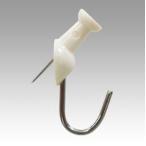 ●ベロス　ダルマボードフックピン　画鋲タイプ （白）