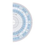 西敬　マカロンルーラー　分度器（ミント）