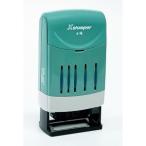 シヤチハタ　回転日付印　欧文日付　４号　藍（アイイロ）