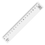 共栄プラスチック　R-PET直線定規　18cm