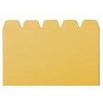 コレクト　名刺分類カード 横型 5ツ山　クリーム