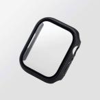  Elecom прямая поставка Apple часы 45mm полный покрытие керамика пальто Gorilla стекло поверхность твердость 10H супер ( черный )
