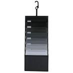 エセルテ　Ａ４ソーテッド　６ポケット　書類整理　書類ケース　A4サイズ　分類　保管　フック付　オフィス（モノトーン）