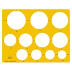 ウチダ　テンプレート　No１０６　円定規　ＮＯ．１０６　円定規