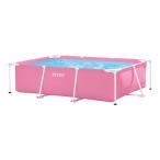 オンダ　インテックス　レクタングラー　プール　２．２ｍ　ＰＩＮＫ　ＲＥＣＴＡＮＧＵＬＡＲ　ＦＲＡＭＥ　ＰＯＯＬ（ピンク）
