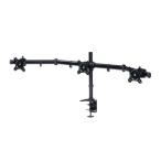  Sanwa Supply прямая поставка монитор arm (3 экран * ширина средний .)( черный )