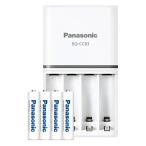 パナソニック 充電式ニッケル水素電池エネループ エネループ充電器セット(単3形・単4形兼用)