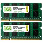 【並行輸入品】 4GB (2X2GB) DDR2 533MHz ECC SODIMM ノートパソコンメモリ 1.8V 2Rx8 PC2-4200 200ピン