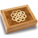 【並行輸入品】 アクセサリーケース ジュエリーボックス 収納 MarqArt ウッドアート ケルトボックス アメリカで手作り 比類のない品質 ユニークで