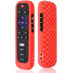 Roku 用リモートケース、TCL Roku スマート TV スチームスティックリモート用バッテリーカバー、Roku TV リモートカバーシリコン保