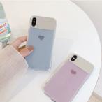 iPhone SE2 ケース iPhone XR ケース iPhone SE ケース iPhone8 XS iPhone8Plus ケース おしゃれ アイフォン スマホケース ハート ミラー 鏡付き ラベンダー