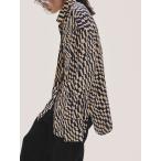 ショッピングSHIRTS TODAYFULSALE 20%OFF トゥデイフル TODAYFUL 2025prefall トップス Geometric Over Shirts ジオメトリックオーバーシャツ ミドル丈 長袖 12520407 25秋冬