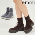 エミ emmi 靴 25秋冬 フェザーヤーンニットブーツ 11月中旬〜12月上旬予約 小物 ブーツ フェザー ニット 13wgs255503