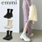 エミ emmi シューズ 25秋冬 ecoニットブーツ 12月中旬〜1月上旬予約 靴 ブーツ ニット 13wgs261501
