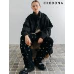 クレドナ CREDONA ボトムス FLOWER EMBROIDERY KNIT PANTS 2月中旬〜3月上旬予約 フラワーエンブロイダリーニットパンツ 刺繍 フルレングス 1426120019