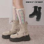 新作10%OFF メリージェニー merry jenny 鞄 ribbon ribbonニットブーツ ブーツ 厚底 リボン 282551800401