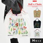 【送料無料】 Ball＆Chain ボールアンドチェーン S.FLOWER Mサイズ バッグ BLUE LABEL ショッピングバッグ エコバッグ トートバッグ ショルダー 刺繍