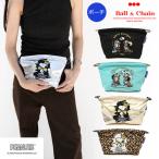  бесплатная доставка Ball&Chain мяч and цепь стандартный товар SNOOPY( Snoopy ) сумка /L размер PEANUTS застежка-молния имеется сумка макияж сумка сумка органайзер вышивка 