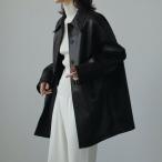 anuke 2024FallWinter Ak[N AE^[ Ecoleather Over Jacket 10{`{\ GRU[I[o[WPbg ~h  24H~ 62420103