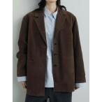 ショッピングアウター アンヌーク anuke 2025FallWinter アウター Eco Suede Jacket エコスエードジャケット ミドル丈 長袖 62520102