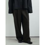  Anne n-kanuke 2025FallWinter низ Wool Tuck Pants 12 месяц сверху .~ последняя декада предварительный заказ шерсть tuck брюки полный length широкий брюки 25 осень-зима 62520722