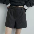 アンヌーク anuke 2025FallWinter ボトムス Herringbone Short Pants 10月上旬〜下旬予約 ヘリンボーンショートパンツ ショート丈 25秋冬 62520728