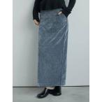 アンヌーク anuke 2025FallWinter ボトムス Velvet Straight Skirt 11月下旬予約 ベルベットストレートスカート ロング丈 ベロア 25秋冬 62520803