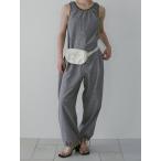 アンヌーク anuke 2026SpringSummer オールインワン Uneck Check Combinaison 4月中旬〜5月上旬予約 Uネックチェックコンビネゾン ノースリーブ フルレングス