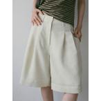 アンヌーク anuke 2026springsummer ボトムス Tuck Half Pants 4月上旬〜下旬予約 タックハーフパンツ セットアップ 26春夏 62610413 62610716