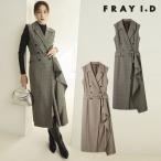 新作10%OFF フレイアイディー FRAY I.D ワンピース 25秋冬 ダブルブレストアシメデザインワンピース ロング fwfo255073