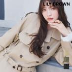 リリーブラウン LILY BROWN アウター 26秋冬 ファンネルネック2wayトレンチコート 8月下旬〜9月中旬予約 長袖 ミドル丈 ベルト lwfc264144