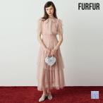 新作10%OFF ファーファー FURFUR ワンピース 26春夏 ハーフスリーブラメチュールドレス 1月下旬〜2月中旬予約 半袖 マキシ丈 フレア rwfo269005
