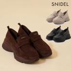 ショッピングローファー スナイデル SNIDEL シューズ 26春夏 スニーカーソールローファー 2月上旬〜下旬予約 ボリュームソール 厚底 ロゴ swgs263658