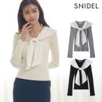 スナイデル SNIDEL トップス 25秋冬 Sustainableスカーフブラウスドッキングプルオーバー 長袖 2WAY スカーフセット swnt261017