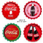 コースター コカコーラ ラバーコースター コーラグッズ おしゃれ コップ敷き コップ置き キッチン雑貨 海外雑貨 プレゼント ダブルスリー