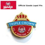 Wendy's официальный товары булавка laperu булавка Triple Crown значок подарок коллекция american смешанные товары за границей смешанные товары двойной s Lee 