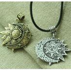  солнце . месяц узор. короткое колье Asian смешанные товары стильный короткое колье Gold серебряный колье шнур. длина. примерно 46 см регулировщик . настройка возможность 