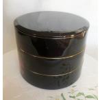 ショッピングおせち 重箱 おせち 三段重 渕金溜塗内朱 6.5寸 20cm 漆器 木製  漆塗り 弁当箱