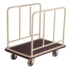 【直送品】 金沢車輌 大型スチール台車 長手側サイドハンドル付 NHT-310 【大型】
