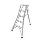 【ポイント10倍】【直送品】 シンセイ アルミ園芸三脚 (足掛け付) SIN-05 5尺 【特大・送料別】