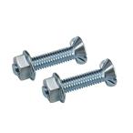 【ポイント10倍】【直送品】 トンボ工業 アルミ柄替刃式伸縮レーキ用木板用固定ボルト・ナット(１本分) ASR600WB 【送料別】