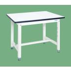 【代引不可】 サカエ (SAKAE) 中量作業台・扇形支柱（パールホワイト） KF-39W (034996) 《パールホワイト・色管理》 【大型】