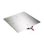 【代引不可】 サカエ (SAKAE) クルクル回転盤・スチール製・ステンレス天板 KS-50SUST (036132) 《作業台》 【メーカー直送品】