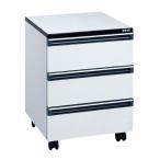 【代引不可】 サカエ (SAKAE) 木製キャビネットワゴン LA-3 (101275) 《作業台》 【大型】