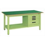 【代引不可】 サカエ (SAKAE) 軽量作業台ＫＫタイプ ＳＶＥキャビネット付 KK-69FSVE4 (041555) 《作業台》 【大型】