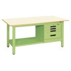 【代引不可】 サカエ (SAKAE) 軽量作業台ＫＫタイプ ＳＶＥキャビネット付 KK-49PSVE4IG (041611) 《作業台》 【大型】