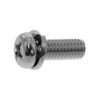 SUNCO 三価ホワイト (+)ナベP＝2 【10個入】 3カ-W(+)ナベP=2 4x14