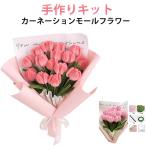 カラーモール 包装紙付 モールアート フルセット 手作りキット DIY モールフラワー 材料 手芸モール カーネーション 工作 モールフラワー 造花