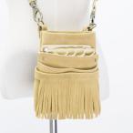 国内シザーケース専門メーカー / DEEDS アマルフィ スエードブラウン 4丁入 シザーケース / 美容師 理容師 フローリスト シザーケース シザーバッグ 本革 革